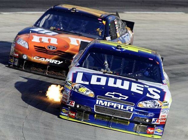 Kyle Busch, Jimmie Johnson Kyle Busch, Jimmie Johnson