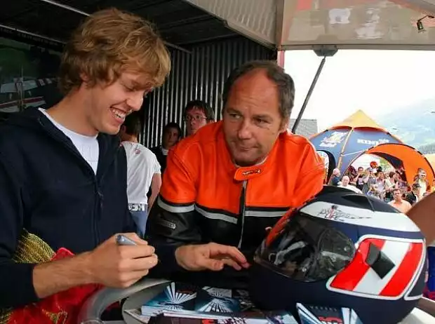 Sebastian Vettel, Gerhard Berger Titel-Bild zur News: Sebastian Vettel, Gerhard Berger