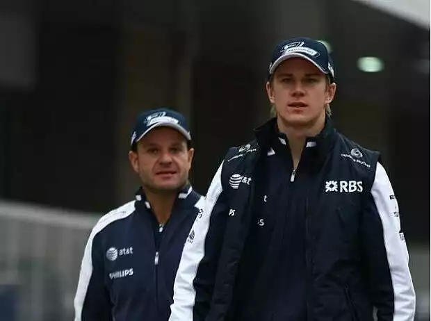 Rubens Barrichello und Nico Hülkenberg Titel-Bild zur News: Rubens Barrichello und Nico Hülkenberg