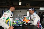 Teamkollegen unter sich: Augusto Farfus und Andy Priaulx (BMW Team RBM)