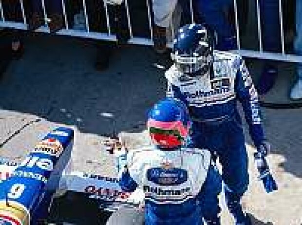 Jacques Villeneuve und Damon Hill Jacques Villeneuve und Damon Hill