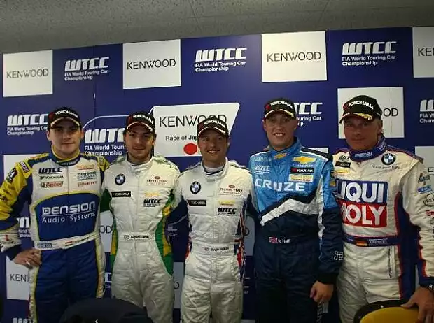 Andy Priaulx, Norbert Michelisz, Robert Huff, Augusto Farfus, Franz Engstler Titel-Bild zur News: Andy Priaulx, Norbert Michelisz, Robert Huff, Augusto Farfus, Franz Engstler
