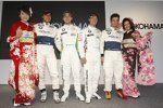Andy Priaulx (BMW Team RBM), Augusto Farfus (BMW Team RBM), Sergio Hernandez (Proteam) und Stefano D'Aste (Proteam) 
