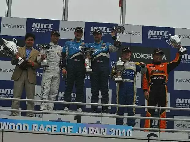 Andy Priaulx, Yvan Muller, Robert Huff Titel-Bild zur News: Andy Priaulx, Yvan Muller, Robert Huff