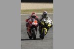  Nicky Hayden (Ducati) und Colin Edwards (Tech 3)
