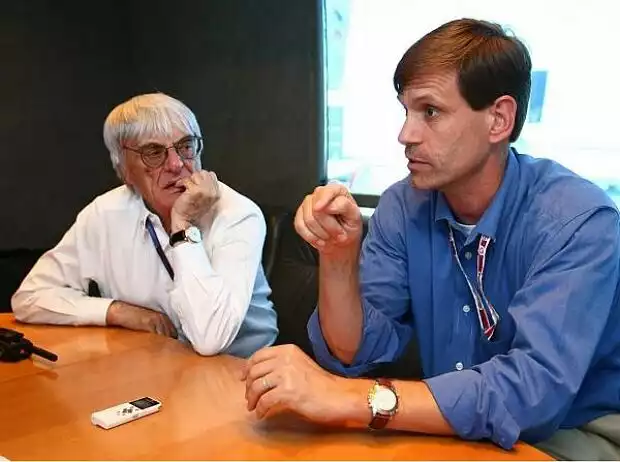 Bernie Ecclestone und Tavo Hellmund Titel-Bild zur News: Bernie Ecclestone und Tavo Hellmund