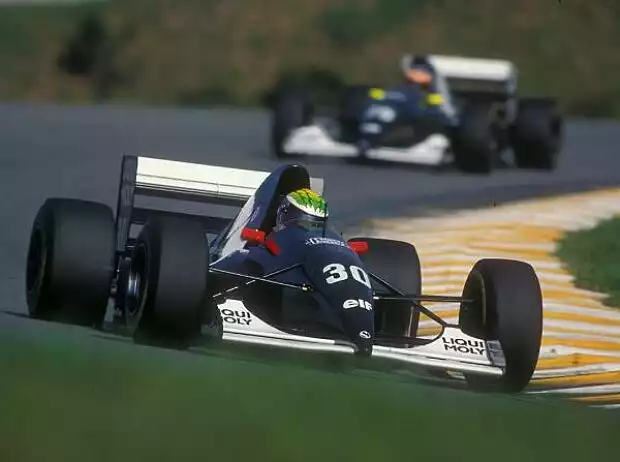 J.J. Lehto vor Karl Wendlinger Titel-Bild zur News: J.J. Lehto vor Karl Wendlinger