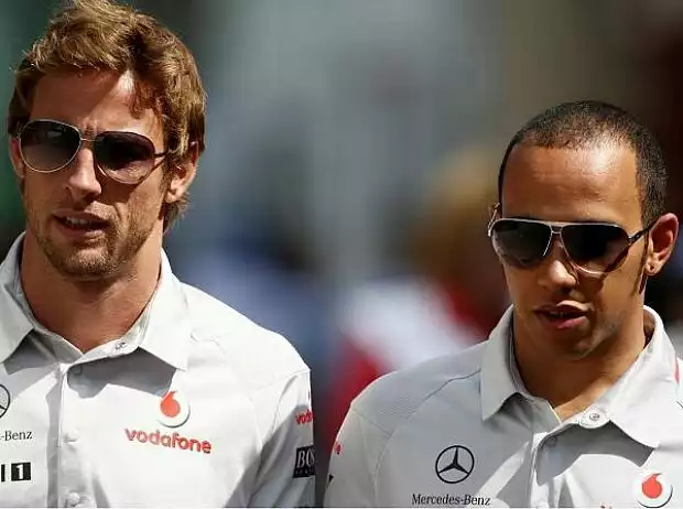 Jenson Button und Lewis Hamilton Titel-Bild zur News: Jenson Button und Lewis Hamilton