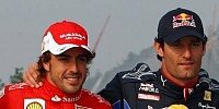 Bild zum Inhalt: Alonso vs. Webber: Sticheleien und Gelassenheit