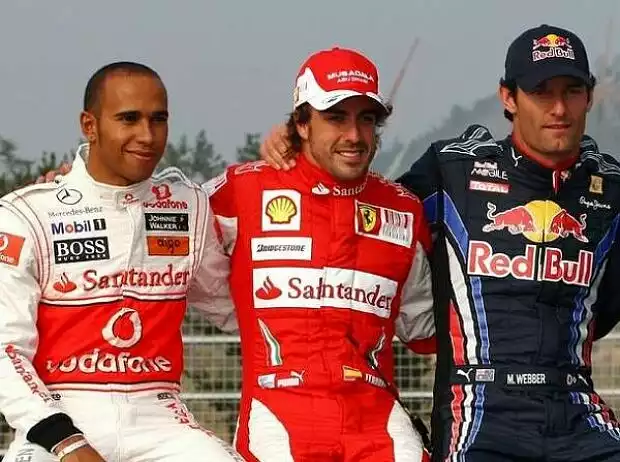 Mark Webber, Lewis Hamilton, Fernando Alonso Titel-Bild zur News: Mark Webber, Lewis Hamilton, Fernando Alonso
