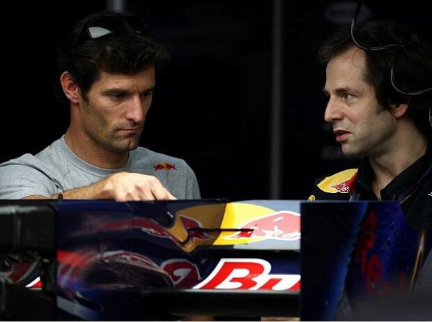 Mark Webber und Ciaran Pilbeam Mark Webber und Ciaran Pilbeam