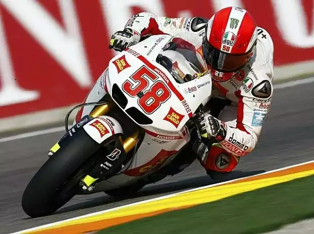 Marco Simoncelli Titel-Bild zur News: Marco Simoncelli
