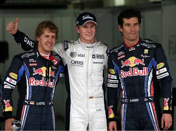 Titel-Bild zur News: Nico Hülkenberg, Sebastian Vettel, Mark Webber