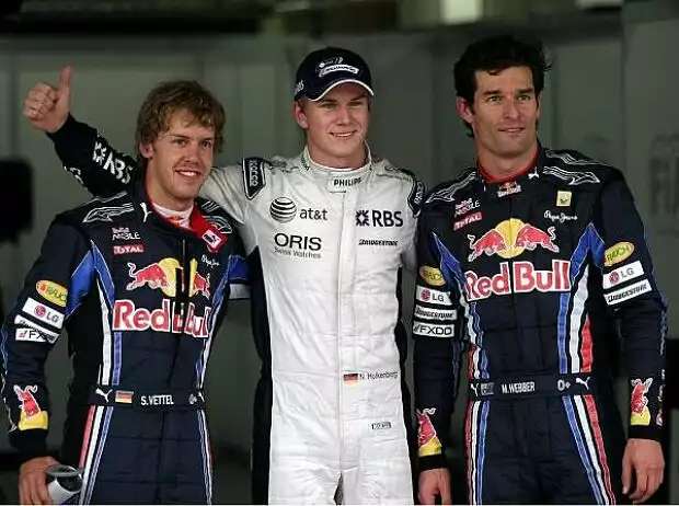 Nico Hülkenberg, Sebastian Vettel, Mark Webber Titel-Bild zur News: Nico Hülkenberg, Sebastian Vettel, Mark Webber