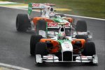 Vitantonio Liuzzi (Force India) und Adrian Sutil (Force India) 
