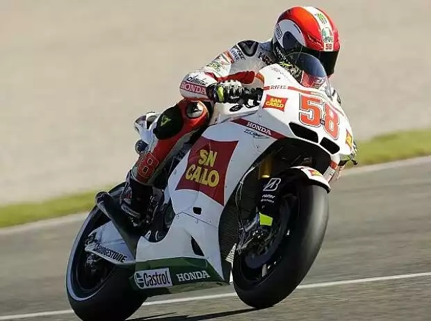 Marco Simoncelli Titel-Bild zur News: Marco Simoncelli