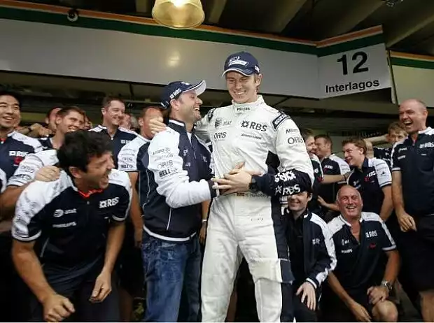 Rubens Barrichello und Nico Hülkenberg Titel-Bild zur News: Rubens Barrichello und Nico Hülkenberg
