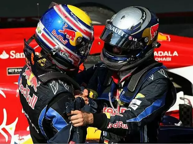 Mark Webber und Sebastian Vettel Titel-Bild zur News: Mark Webber und Sebastian Vettel