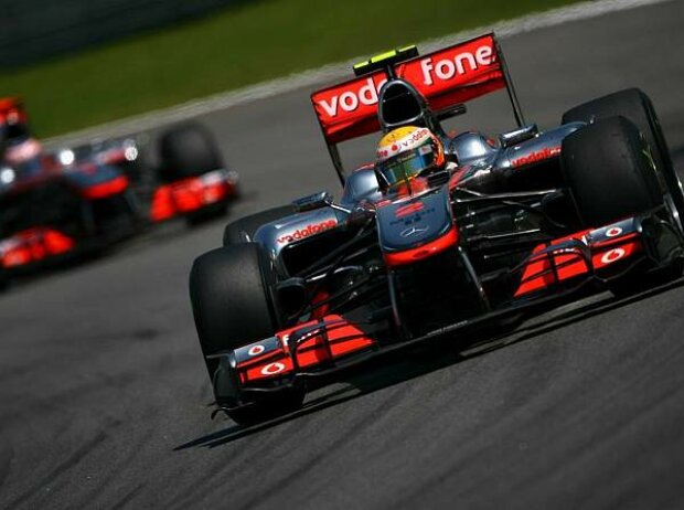 Titel-Bild zur News: Lewis Hamilton, Jenson Button