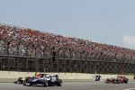 Nico Hülkenberg (Williams), Mark Webber (Red Bull) und Lewis Hamilton (McLaren) 