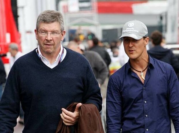 Ross Brawn und Michael Schumacher