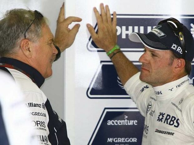 Patrick Head und Rubens Barrichello