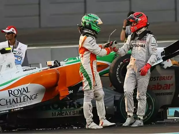 Vitantonio Liuzzi und Michael Schumacher Titel-Bild zur News: Vitantonio Liuzzi und Michael Schumacher