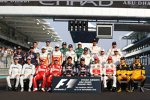 Gruppenbild der Formel 1 zum Saisonabschluss