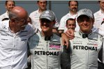 Michael Schumacher (Mercedes) und Nico Rosberg (Mercedes) 