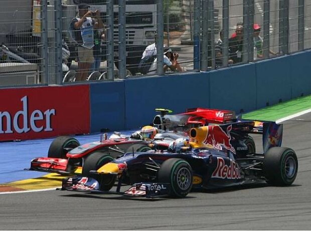 Sebastian Vettel und Lewis Hamilton Sebastian Vettel und Lewis Hamilton