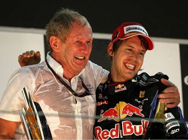 Helmut Marko und Sebastian Vettel