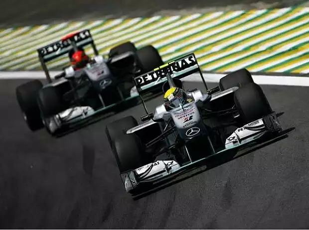 Nico Rosberg, Michael Schumacher Titel-Bild zur News: Nico Rosberg, Michael Schumacher