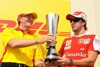 Bild zum Inhalt: Alonso gewinnt DHL Fastest Lap Trophy