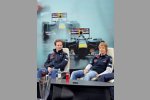 Christian Horner (Teamchef) und Sebastian Vettel (Red Bull) 