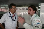 Mario Theissen (BMW Motorsport Direktor) und Augusto Farfus (BMW Team RBM) 