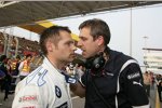Andy Priaulx (BMW Team RBM) und Teamchef Bart Mampaey