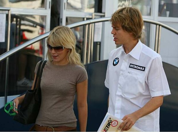 Hanna Prater und Sebastian Vettel