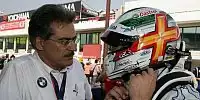 Andy Priaulx, Mario Theissen (BMW Motorsport Direktor)