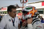 Andy Priaulx (BMW Team RBM) und Mario Theissen (BMW Motorsport Direktor) 