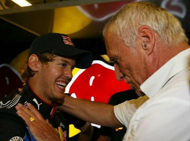 Titel-Bild zur News: Dietrich Mateschitz (Red Bull-Boss), Sebastian Vettel