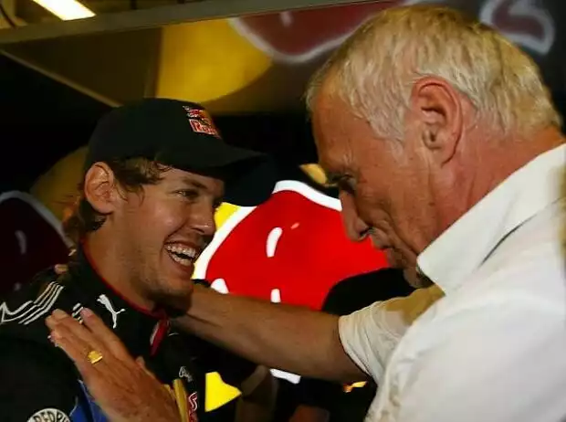 Dietrich Mateschitz (Red Bull-Boss), Sebastian Vettel Titel-Bild zur News: Dietrich Mateschitz (Red Bull-Boss), Sebastian Vettel