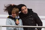 Sebastian Vettel (Red Bull) mit Comedian Bülent Ceylan