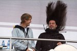 Sebastian Vettel (Red Bull) mit Comedian Bülent Ceylan