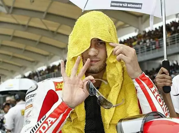 Marco Simoncelli Titel-Bild zur News: Marco Simoncelli
