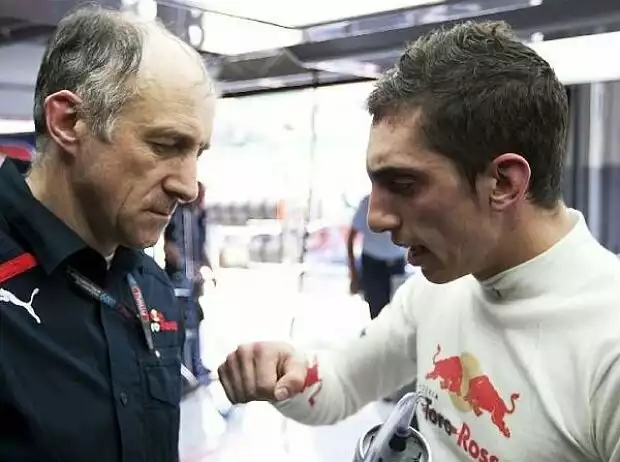 Sébastien Buemi, Franz Tost (Teamchef) Titel-Bild zur News: Sébastien Buemi, Franz Tost (Teamchef)