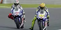 Jorge Lorenzo, Valentino Rossi