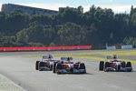 Fernando Alonso, Felipe Massa und Luca Badoer (Ferrari) 