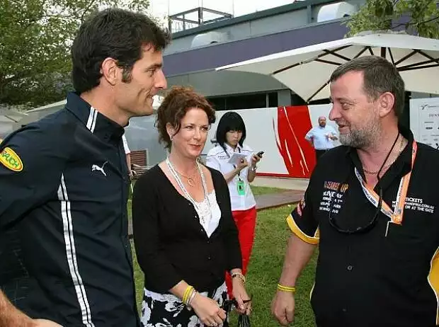 Paul Stoddart, Mark Webber Titel-Bild zur News: Paul Stoddart, Mark Webber