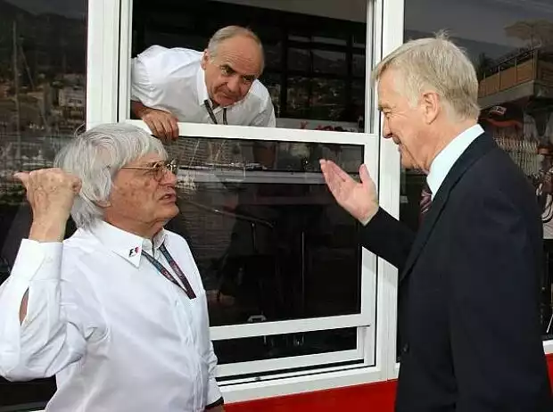 Bernie Ecclestone (Formel-1-Chef), Max Mosley (FIA-Präsident) Titel-Bild zur News: Bernie Ecclestone (Formel-1-Chef), Max Mosley (FIA-Präsident)