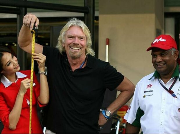 Richard Branson und Tony Fernandes Richard Branson und Tony Fernandes